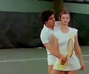 comment pour tenir Un tennis raquette vintage chaud Sexe 4 min